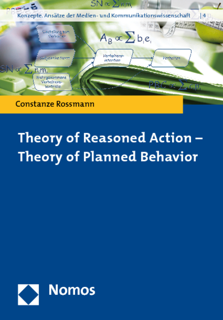 Theory of Reasoned Action - Theory of Planned Behavior - Constanze Rossmann