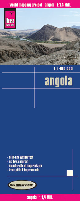 Reise Know-How Landkarte Angola (1:1.400.000) - Reise Know-How Verlag Reise Know-How Verlag Peter Rump