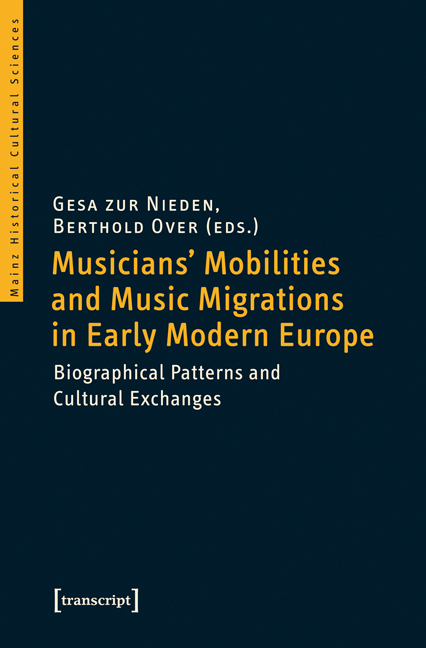 Musicians' Mobilities and Music Migrations in Early Modern Europe - 