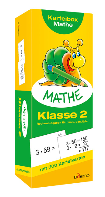 Karteibox Mathe, Klasse 2