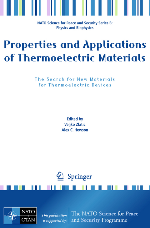 Properties and Applications of Thermoelectric Materials - 