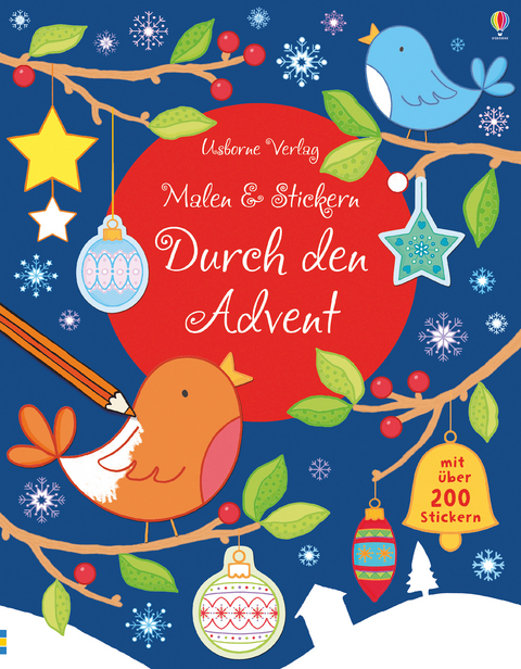 Malen und Stickern: Durch den Advent - Jessica Greenwell