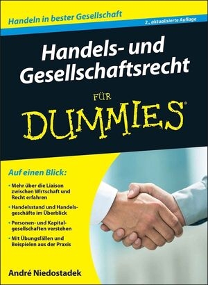 Handels- und Gesellschaftsrecht für Dummies - Andre Niedostadek