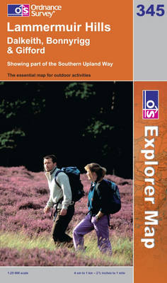 Lammermuir Hills -  Ordnance Survey