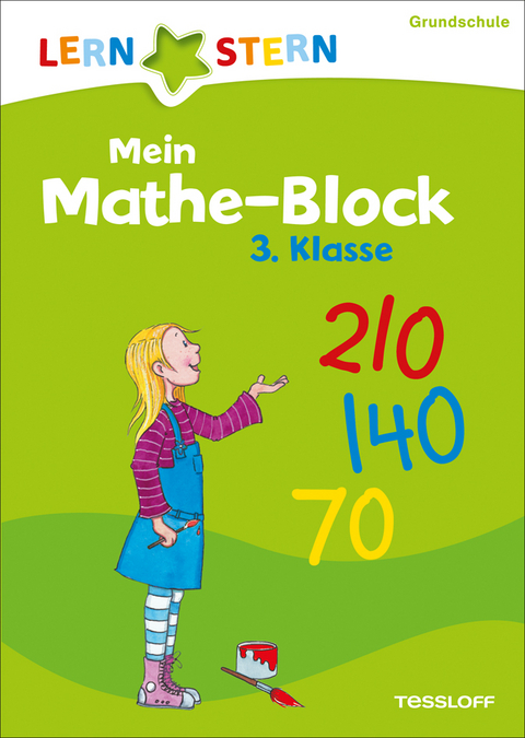 LERNSTERN Mein Mathe-Malblock 3. Klasse - Werner Zenker