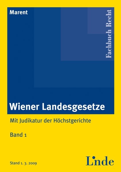 Wiener Landesgesetze - Karl-Heinz Marent