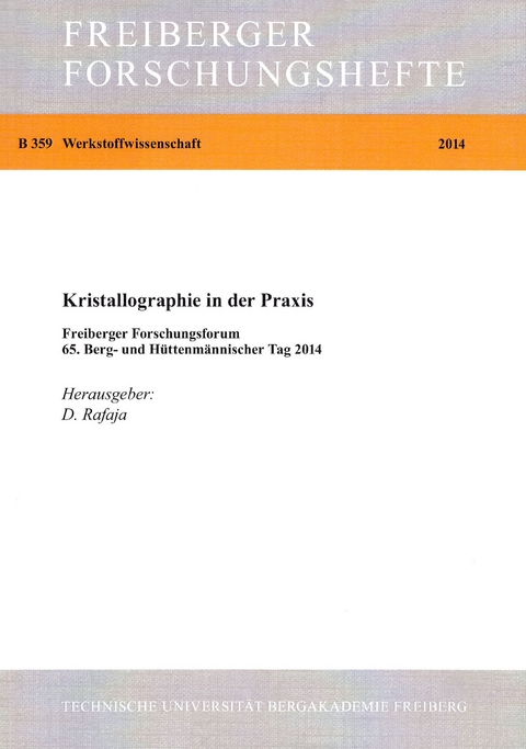 Kristallographie in der Praxis - 