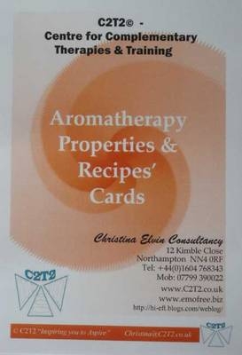 Aromatherapy Properties and Recipe Cards - Christina Ann Elvin