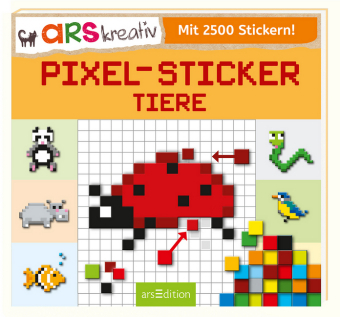 Pixel-Sticker Tiere