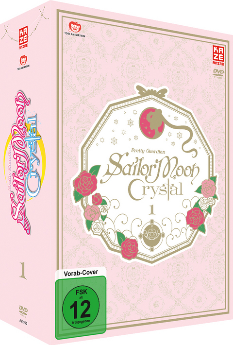 Sailor Moon Crystal. Tl.1, 2 DVD + Sammelschuber