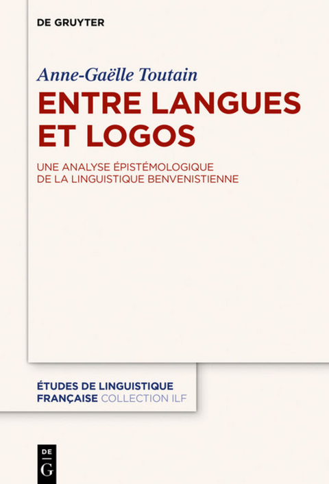 Entre langues et logos - Anne-Gaëlle Toutain