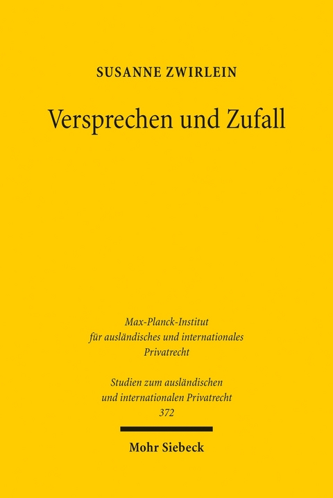 Versprechen und Zufall -  Susanne Zwirlein