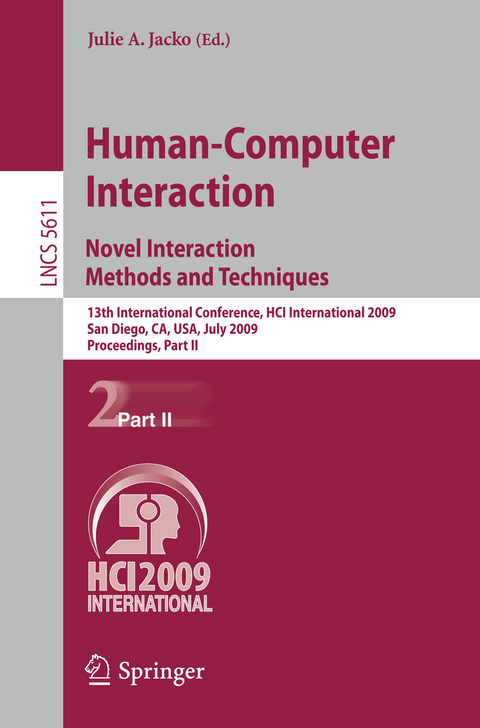 Human-Computer Interaction. Novel Interaction Methods and Techniques - 