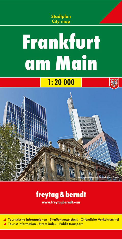 Frankfurt am Main, Stadtplan 1:20.000 - 