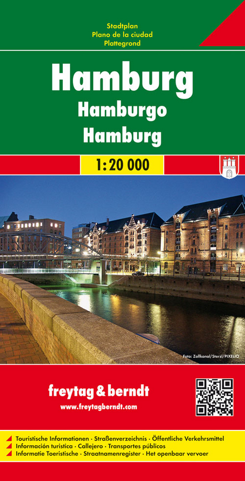 Hamburg, Stadtplan 1:20.000 - 