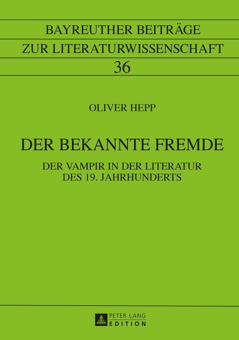 Der bekannte Fremde - Oliver Hepp