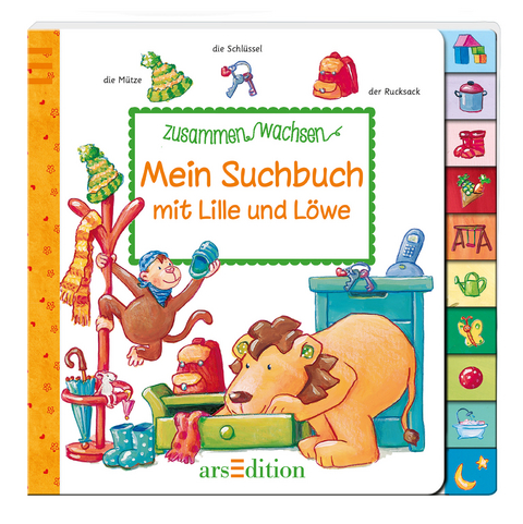 Mein Suchbuch mit Lille und Löwe