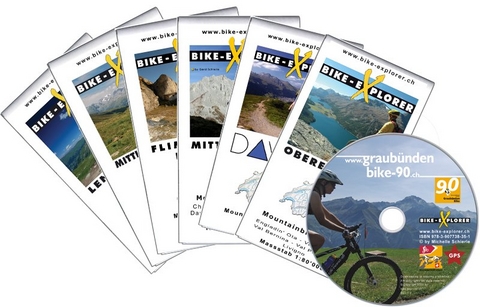 Bike-Explorer Graubünden Bike 90, Set inkl. GPS-Tracks - Michelle Schierle