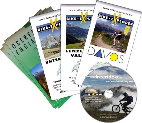 Bike-Explorer Freeride-X, Set inkl. GPS-Tracks - Gerd Schierle, Michelle Schierle