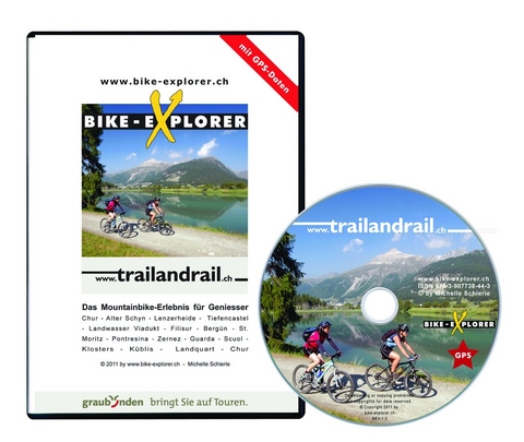 BIKE-EXPLORER Trail and Rail, CD-ROM inkl. GPS-Tracks - Michelle Schierle