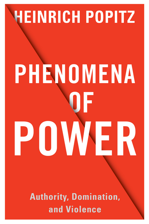 Phenomena of Power - Heinrich Popitz