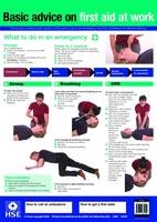 First Aid at Work Poster -  Health and Safety Executive (HSE)