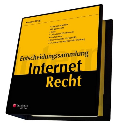 Entscheidungssammlung Internet-Recht - Bettina Stomper