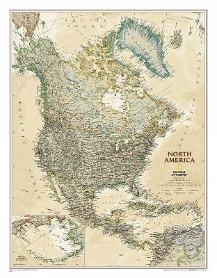 North America Executive Flat - National Geographic Maps