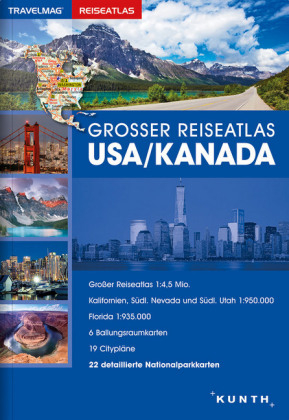 Großer Reiseatlas USA / Kanada