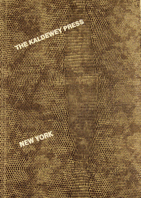 75 Artist Books: The Kaldewey Press, New York - Clemens von Lucius