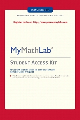 MyLab Math -- Standalone Access Card -  Pearson Education