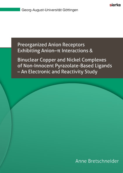 Preorganized Anion Receptors Exhibiting Anion−π Interactions & - Anne Bretschneider