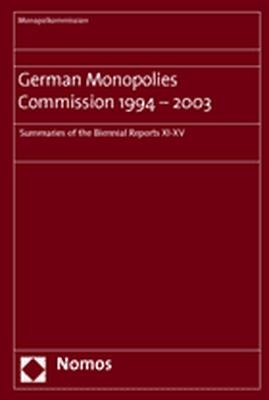 German Monopolies Commission 1994 - 2003 -  Monopolkommission