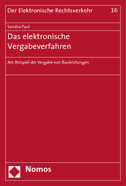 Das elektronische Vergabeverfahren - Sandra Paul