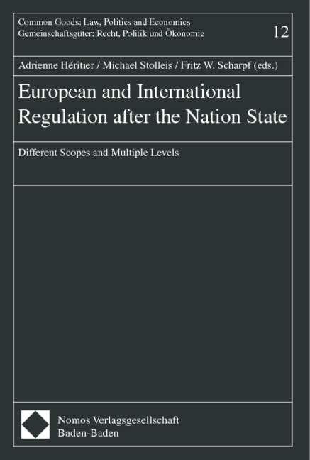 European and International Regulation after the Nation State - 