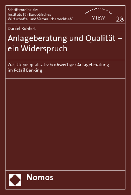 Anlageberatung und Qualität - ein Widerspruch? - Daniel Kohlert