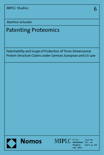 Patenting Proteomics - Martina Schuster