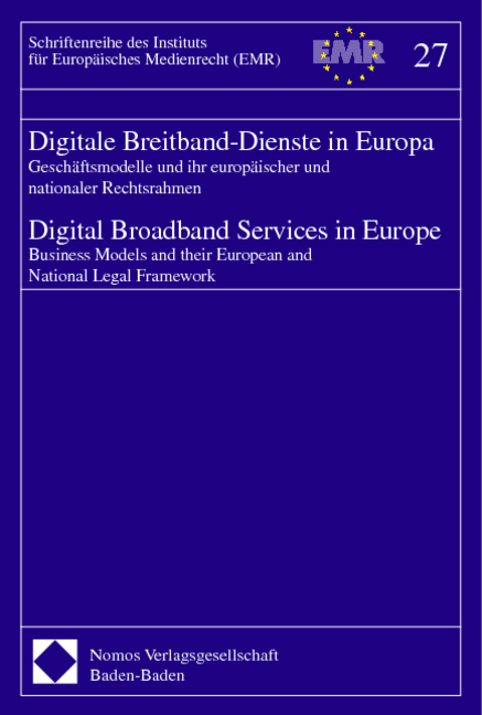 Digitale Breitband-Dienste in Europa - Digital Broadband Services in Europe - 