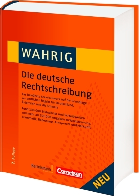 WAHRIG Band 1 Die deutsche Rechtschreibung