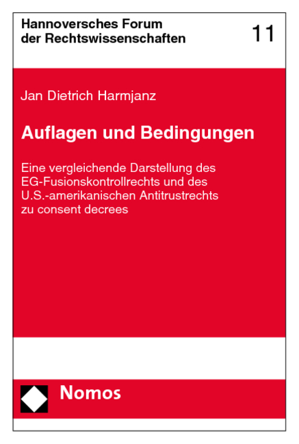 Auflagen und Bedingungen - Jan Dietrich Harmjanz