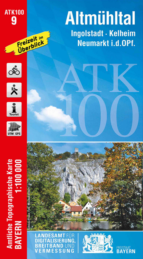 ATK100-9 Altmühltal (Amtliche Topographische Karte 1:100000)