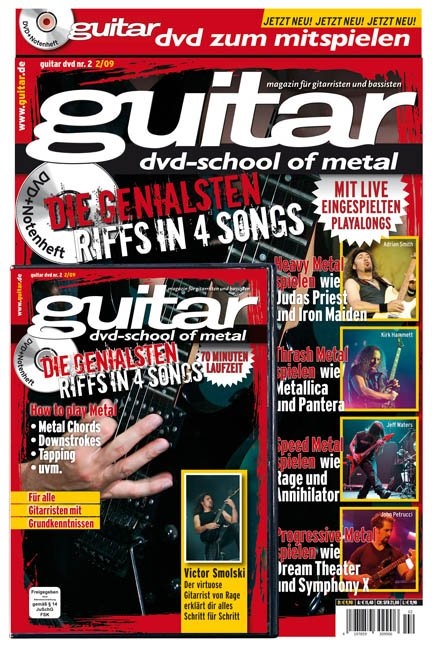 guitar Songbook mit DVD Vol.2: School of Metal - Victor Smolski