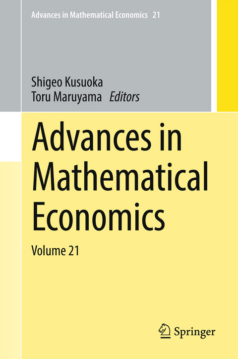 Advances in Mathematical Economics - 