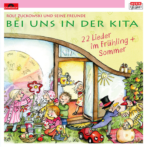 Bei uns in der Kita - 22 Lieder Frühling & Sommer, 1 Audio-CD - Rolf Zuckowski