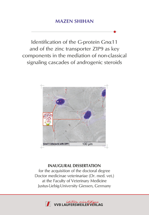 Identification of the G-protein Gn-Alpha-11 and of the zinc transporter ZIP9 as key components in the mediation of non-classical signaling cascades of androgenic steroids. - Mazen Shihan