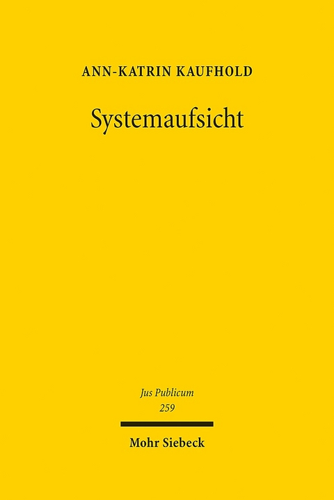 Systemaufsicht - Ann-Katrin Kaufhold