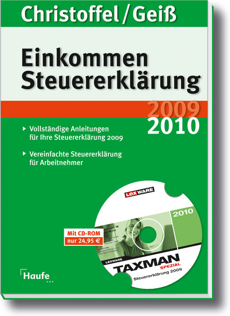 Einkommensteuererklärung 2009/2010 - Hans-Günter Christoffel, Wolfgang Geiß