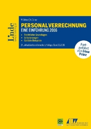 Personalverrechnung: eine Einführung 2016 - Irina Prinz