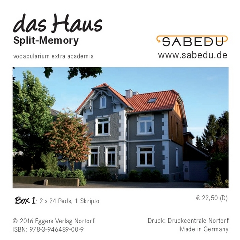 das Haus, Split-Memory + Arbeitsheft, SABEDU Box 01 - Margret Riemann-Eggers