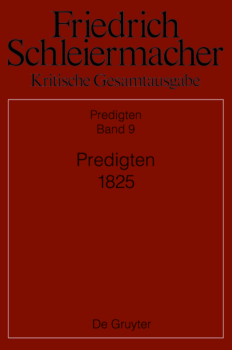 Predigten 1825 - 